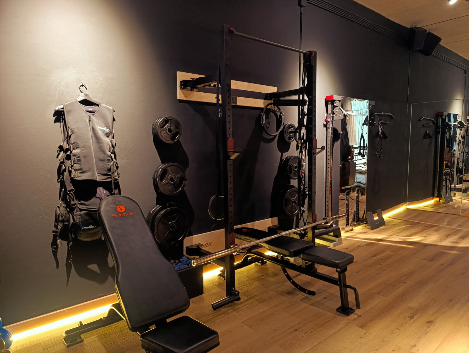 Foça e eletroestimulação